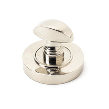 Load image into Gallery viewer, 45739 Polished Nickel Round Thumbturn Set (Plain)
