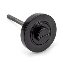 Load image into Gallery viewer, 45743 Black Round Thumbturn Set (Plain)
