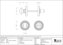 Load image into Gallery viewer, 45745 Black Round Thumbturn Set (Beehive)
