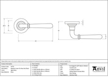 Load image into Gallery viewer, 45755 Aged Brass Newbury Lever on Rose Set (Plain)
