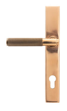 Load image into Gallery viewer, 45776 Polished Bronze Brompton Slimline Espag. Lock Set
