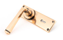 Load image into Gallery viewer, 45787 Polished Bronze Avon Lever Lock Set
