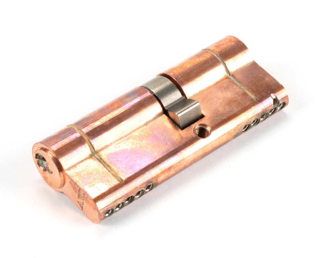 45813 Polished Bronze 35/45 5pin Euro Cylinder