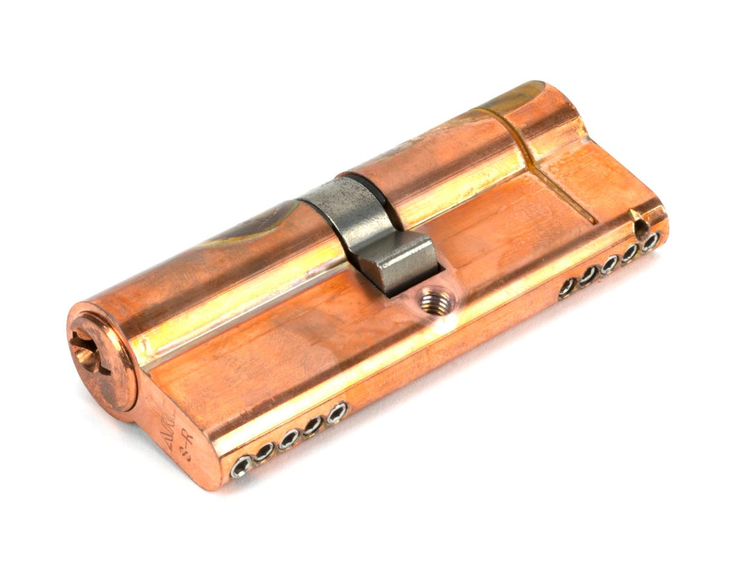 45829 Polished Bronze 40/40 5pin Euro Cylinder KA