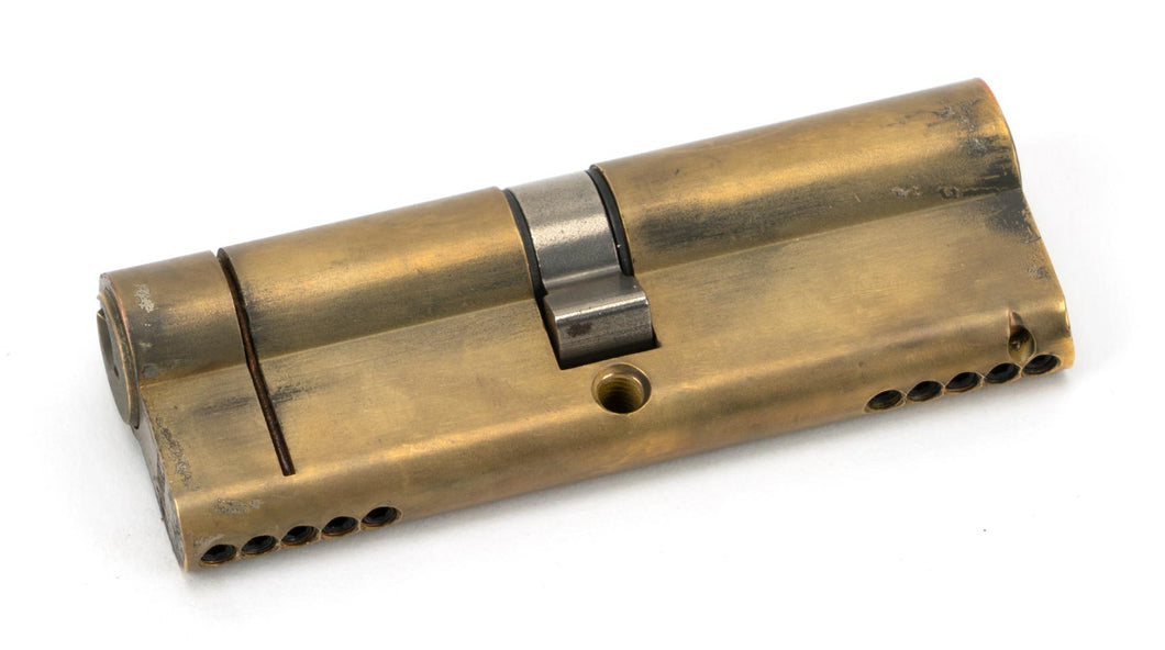 45839 Aged Brass 45/45 5pin Euro Cylinder KA