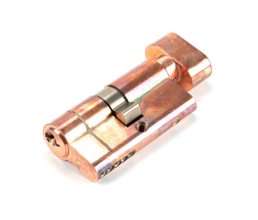 45841 Polished Bronze 30/30 5pin Euro Cylinder/Thumbturn