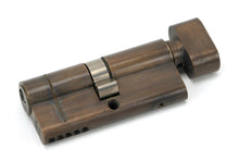 Load image into Gallery viewer, 45847 Aged Brass 35/35 5pin Euro Cylinder/Thumbturn
