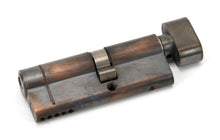 Load image into Gallery viewer, 45852 Aged Bronze 35T/45 5pin Euro Cylinder/Thumbturn
