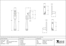 Load image into Gallery viewer, 45925 Polished Bronze Night-Vent Locking Avon Fastener
