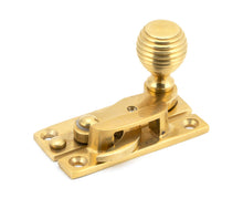 Load image into Gallery viewer, 45935 Polished Brass Beehive Sash Hook Fastener
