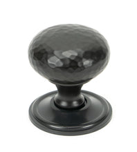 Load image into Gallery viewer, 46029 Aged Bronze Hammered Mushroom Cabinet Knob 38mm
