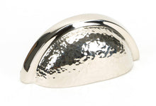 Load image into Gallery viewer, 46042 Polished Nickel Hammered Regency Concealed Drawer Pull
