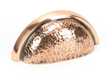 Load image into Gallery viewer, 46045 Polished Bronze Hammered Regency Concealed Drawer Pull
