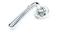 Load image into Gallery viewer, 46053 Polished Chrome Newbury Lever on Rose Set (Plain)
