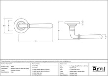 Load image into Gallery viewer, 46053 Polished Chrome Newbury Lever on Rose Set (Plain)
