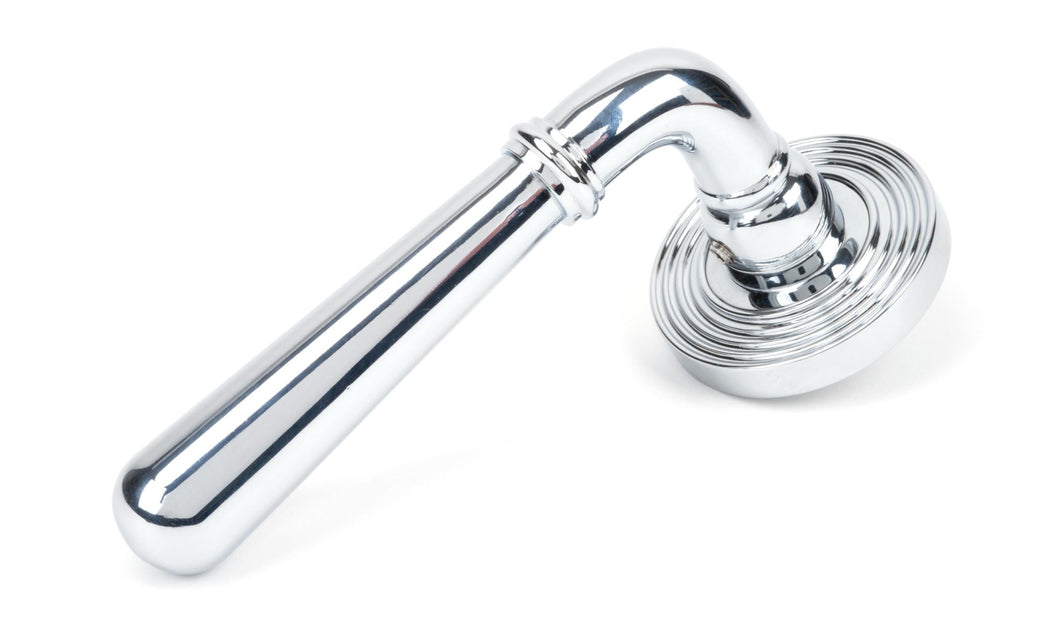 46055 Polished Chrome Newbury Lever on Rose Set (Beehive)