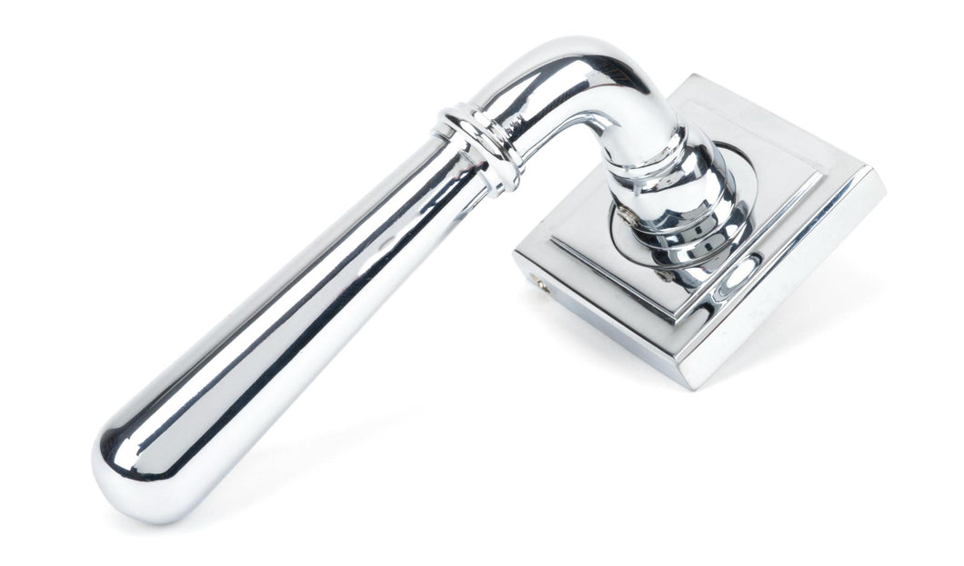 46056 Polished Chrome Newbury Lever on Rose Set (Square)