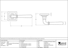 Load image into Gallery viewer, 46060 Polished Nickel Newbury Lever on Rose Set (Square)
