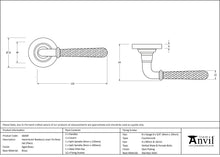 Load image into Gallery viewer, 46069 Aged Brass Hammered Newbury Lever on Rose Set (Plain)
