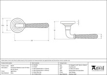 Load image into Gallery viewer, 46070 Aged Brass Hammered Newbury Lever on Rose Set (Art Deco)
