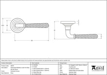 Load image into Gallery viewer, 46074 Pol. Chrome Hammered Newbury Lever on Rose Set (Art Deco)
