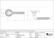 Load image into Gallery viewer, 46079 Pol. Nickel Hammered Newbury Lever on Rose Set (Beehive)
