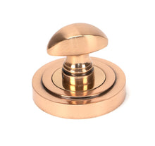 Load image into Gallery viewer, 46110 Polished Bronze Round Thumbturn Set (Art Deco)
