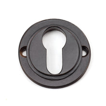 Load image into Gallery viewer, 46124 Aged Bronze Round Euro Escutcheon (Square)
