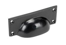 Load image into Gallery viewer, 46135 Black Art Deco Drawer Pull
