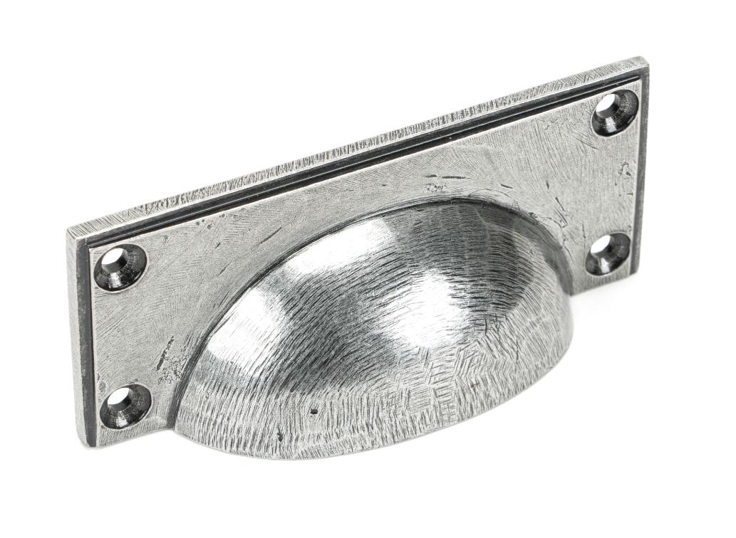 46137 Pewter Art Deco Drawer Pull