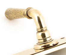 Load image into Gallery viewer, 46210 Aged Brass Hammered Newbury Lever Latch Set
