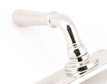 Load image into Gallery viewer, 46218 Polished Nickel Hammered Newbury Lever Latch Set
