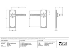 Load image into Gallery viewer, 46222 Aged Bronze Hammered Newbury Lever Latch Set
