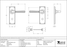 Load image into Gallery viewer, 46227 Polished Bronze Hammered Newbury Lever Bathroom Set
