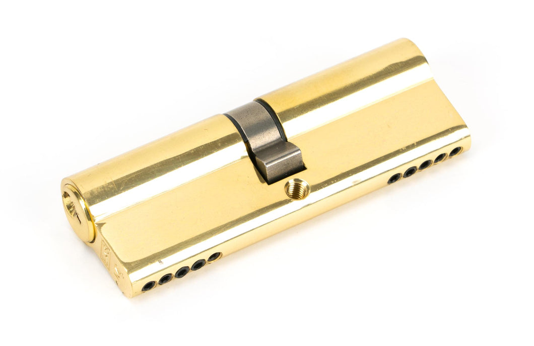 46242 Lacquered Brass 45/45 5pin Euro Cylinder