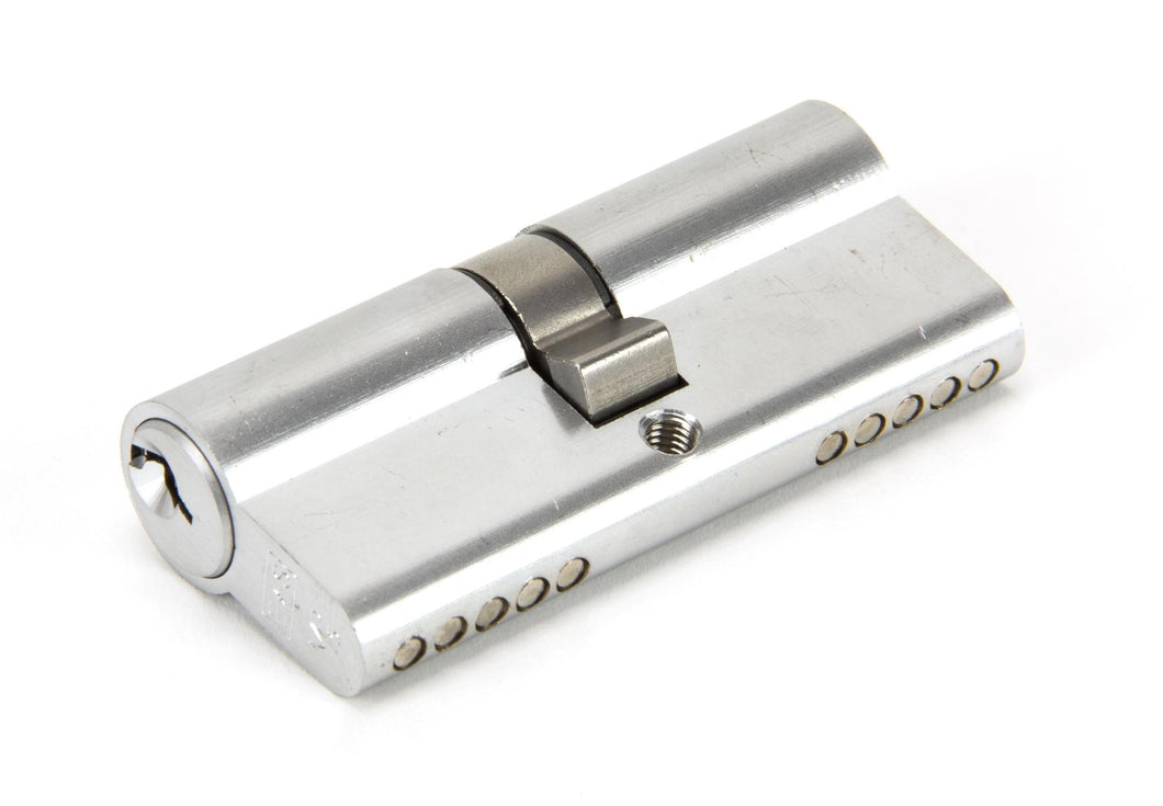 46250 Satin Chrome 35/35 5pin Euro Cylinder KA