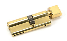 Load image into Gallery viewer, 46260 Lacquered Brass 35T/45 5pin Euro Cylinder/Thumbturn
