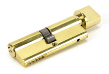 Load image into Gallery viewer, 46275 Lacquered Brass 40/40 5pin Euro Cylinder/Thumbturn KA
