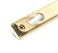 Load image into Gallery viewer, 46529 Polished Brass Newbury Slimline Lever Espag. Lock Set
