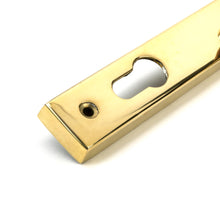 Load image into Gallery viewer, 46548 Polished Brass Avon Slimline Lever Espag. Lock Set
