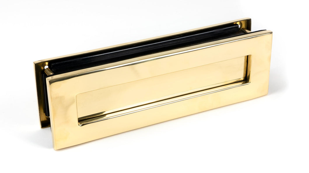 46549 Polished Brass Traditional Letterbox