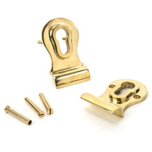 Load image into Gallery viewer, 46550 Polished Brass 50mm Euro Door Pull (Back to Back fixings)
