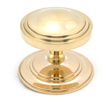 Load image into Gallery viewer, 46553 Polished Brass Art Deco Centre Door Knob
