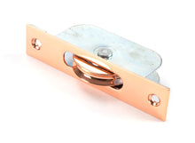 Load image into Gallery viewer, 47074 Polished Bronze Square Ended Sash Pulley 75kg

