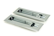Load image into Gallery viewer, 47179 Polished Chrome 175mm Art Deco Rectangular Pull -Privacy Set
