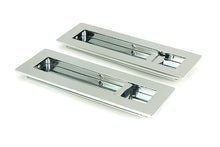 Load image into Gallery viewer, 47181 Polished Chrome 175mm Plain Rectangular Pull - Privacy Set
