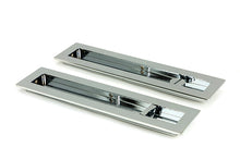 Load image into Gallery viewer, 47182 Polished Chrome 250mm Plain Rectangular Pull - Privacy Set

