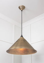 Load image into Gallery viewer, 49499 Aged Brass Hockley Pendant
