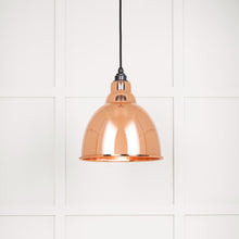 Load image into Gallery viewer, 49500 Hammered Copper Brindley Pendant
