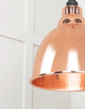 Load image into Gallery viewer, 49500 Hammered Copper Brindley Pendant
